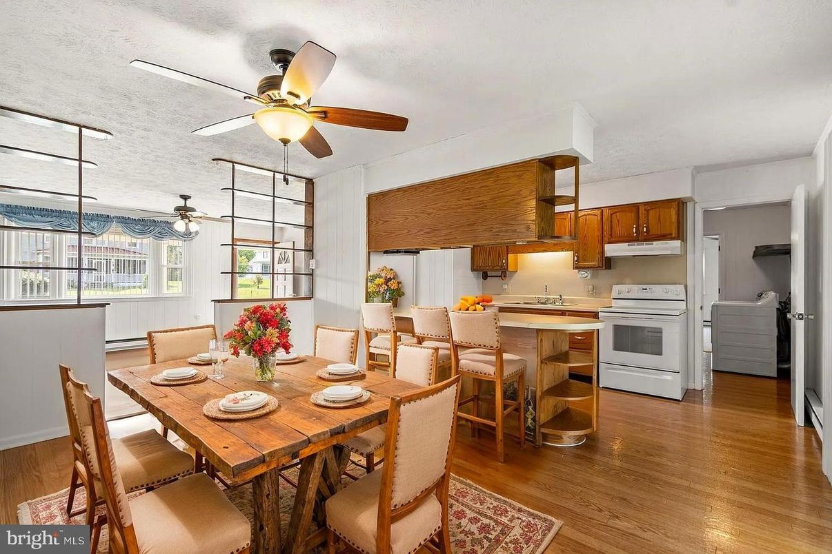 Dining room, Interior, Kitchen, Wood Texture Flooring