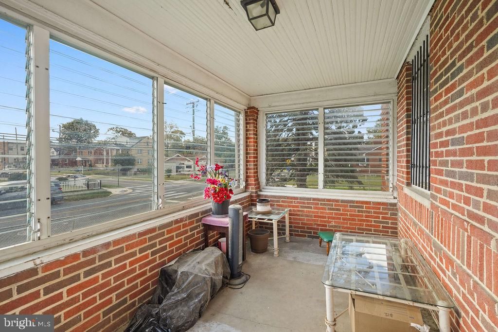 Interior, Stone Walls, Sun Room