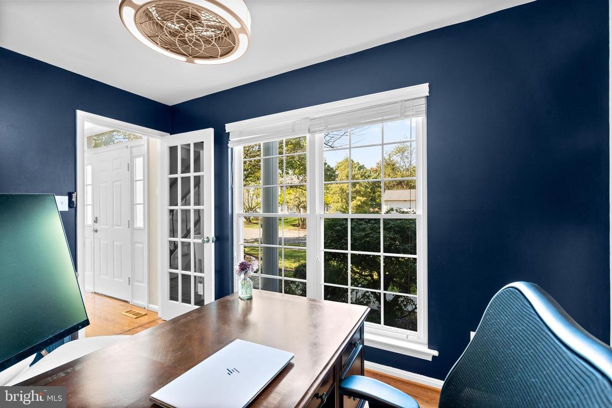 Home Office, Interior, Wood Texture Flooring