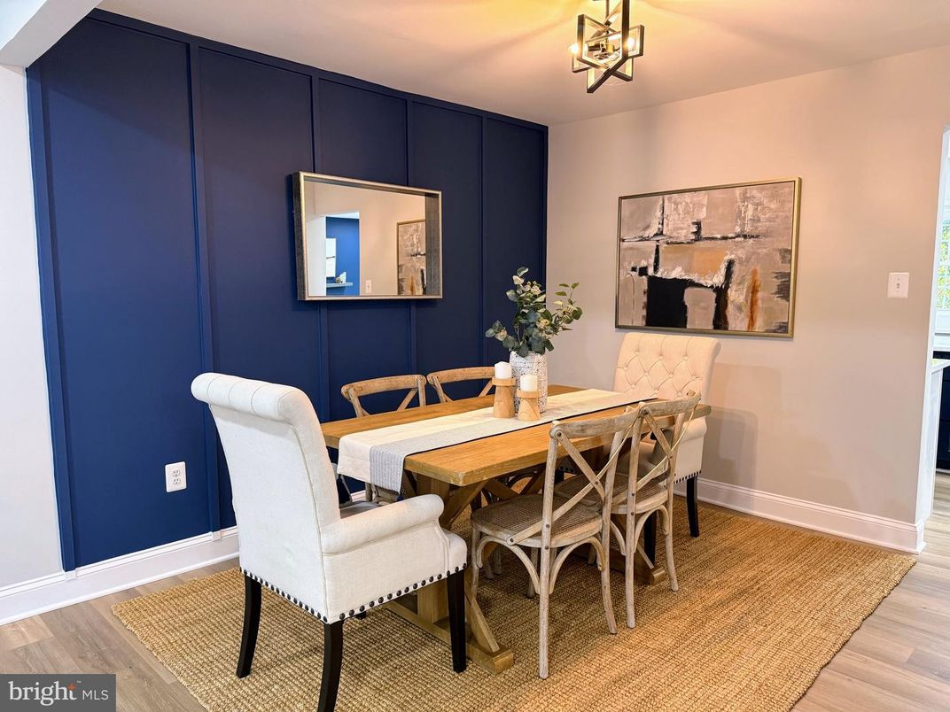 Dining room, Interior, Wood Texture Flooring