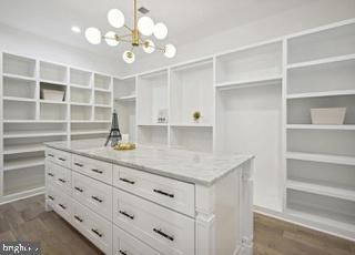 Interior, Pendant Lights, Recessed Lighting, Walk-in Closets, Wood Texture Flooring