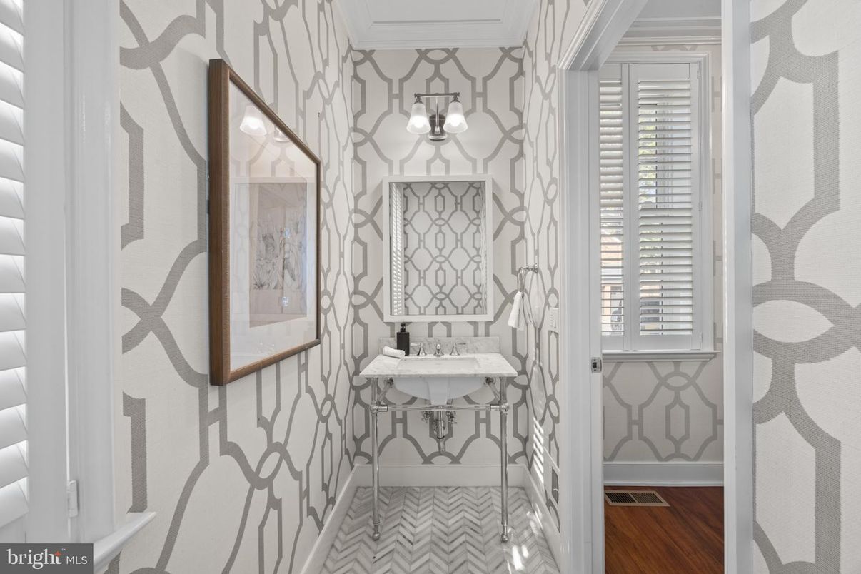 Bathroom, Interior, Wood Texture Flooring