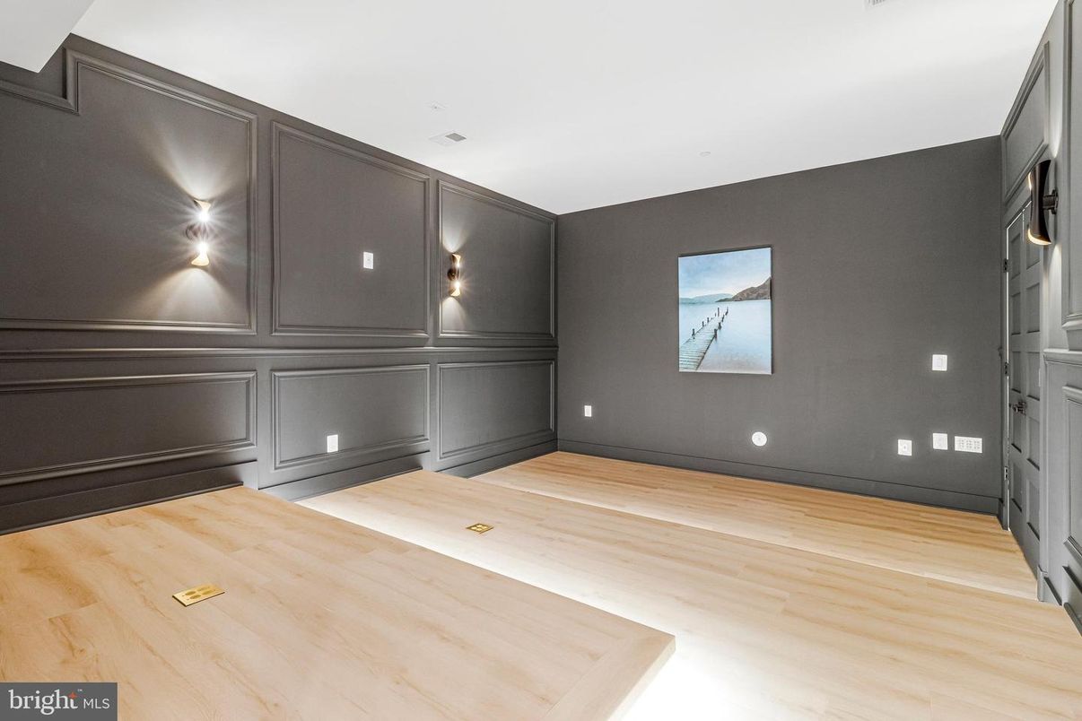 Empty room, Interior, Wood Texture Flooring