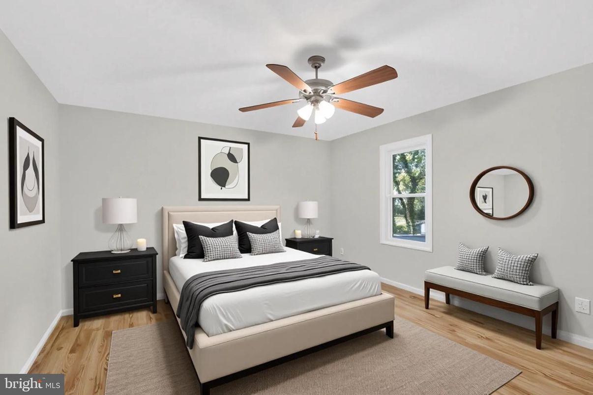 Bedroom, Interior, Wood Texture Flooring