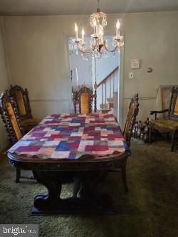 Chandelier, Dining room, Interior