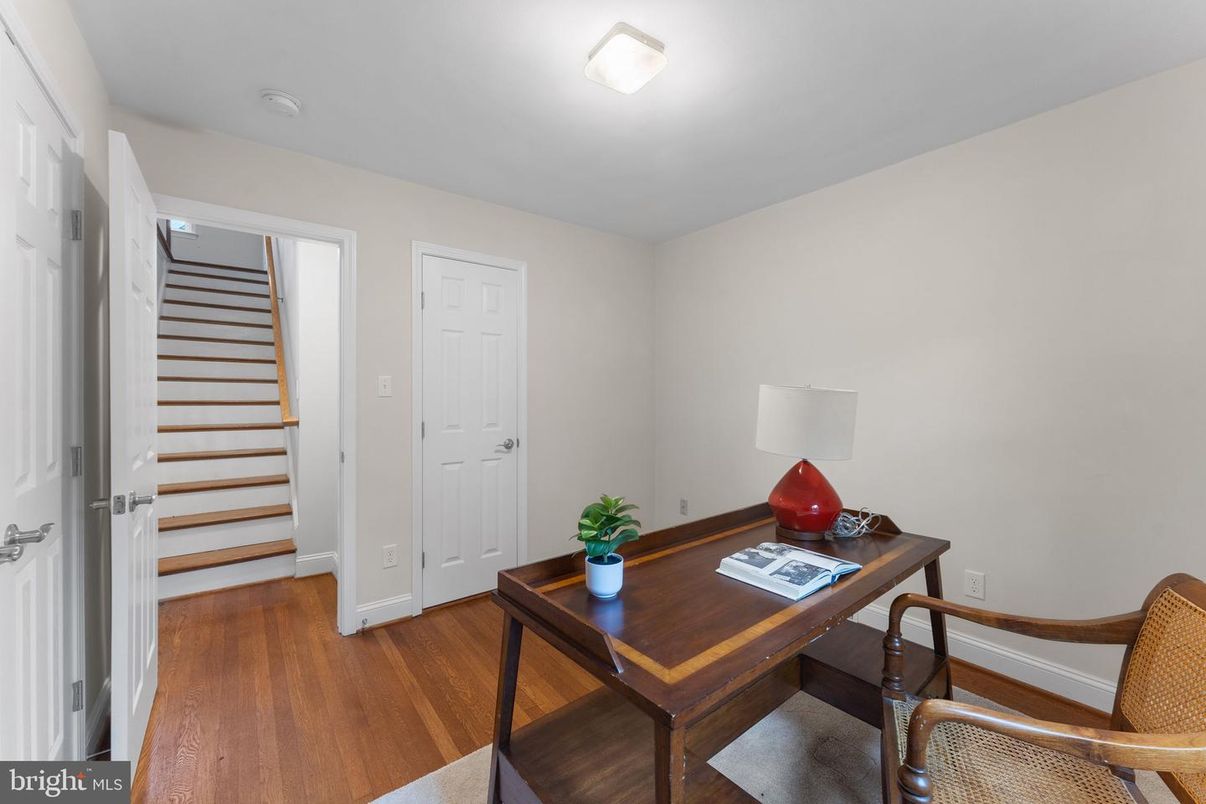 Home Office, Interior, Wood Texture Flooring