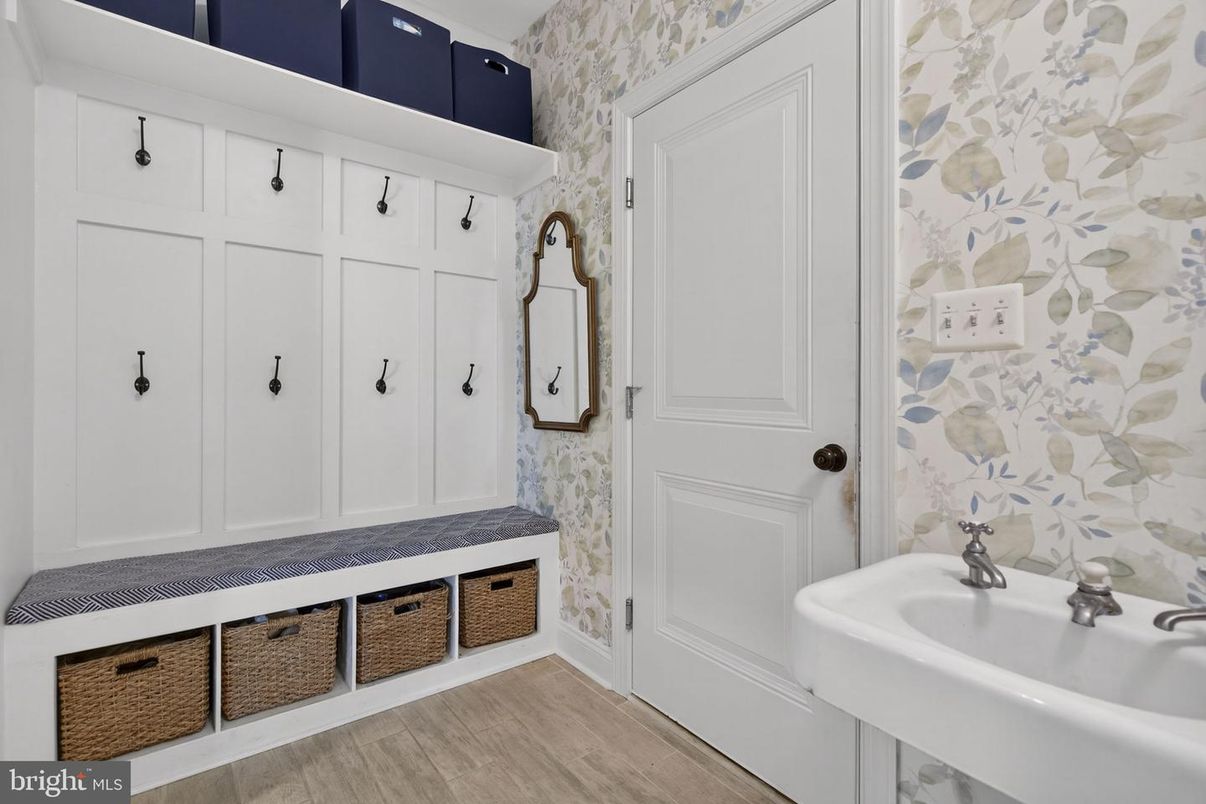Bathroom, Interior, Wood Texture Flooring