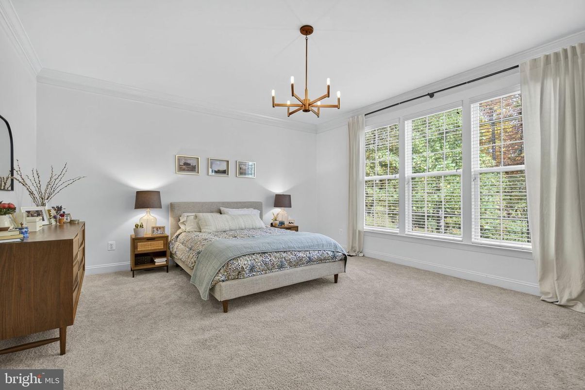 Bedroom, Interior, Pendant Lights