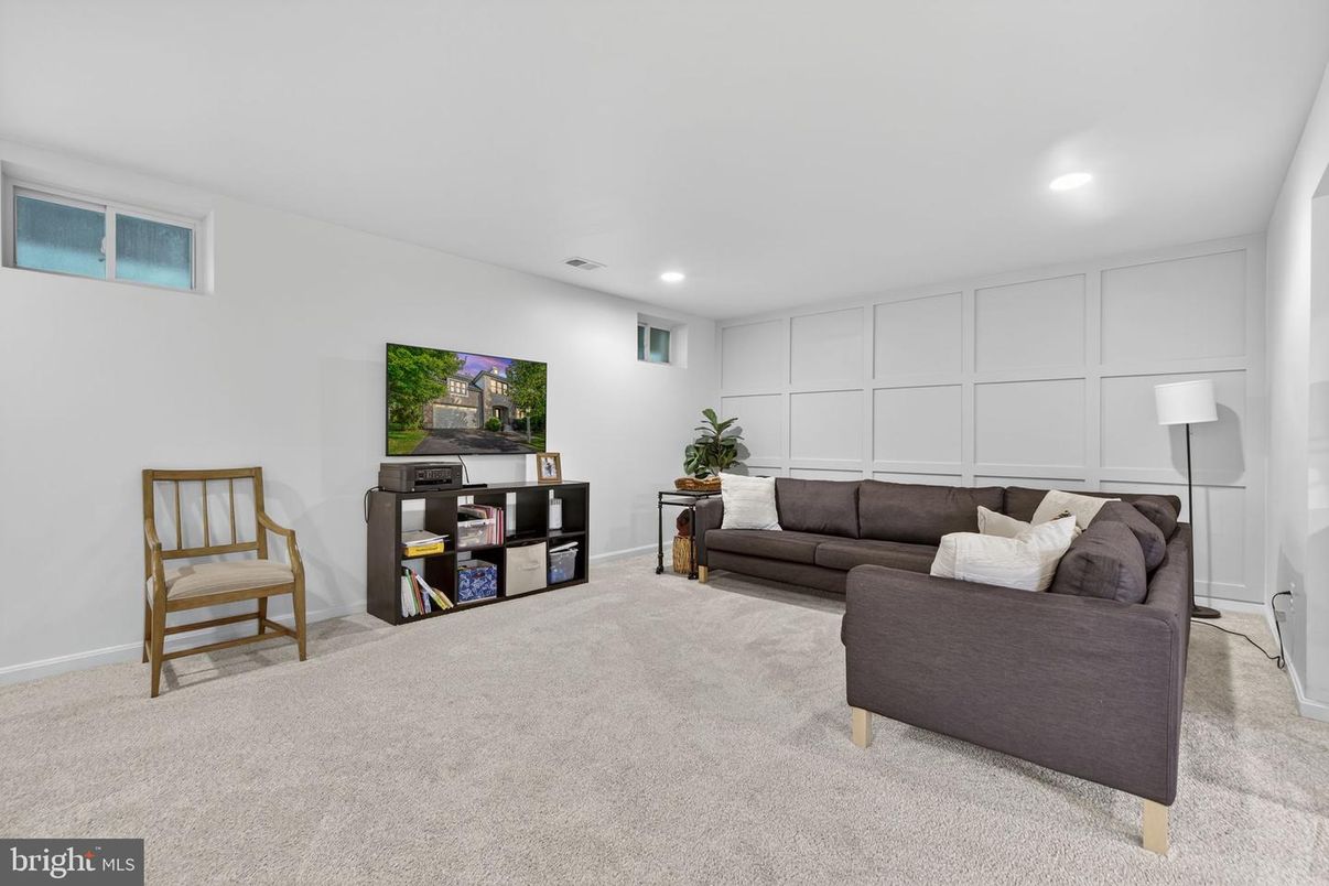 Interior, Living room, Recessed Lighting