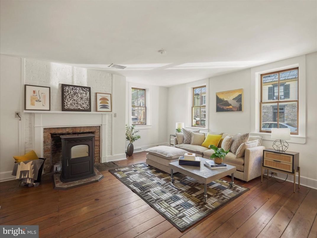 Fireplace, Interior, Living room, Wood Texture Flooring