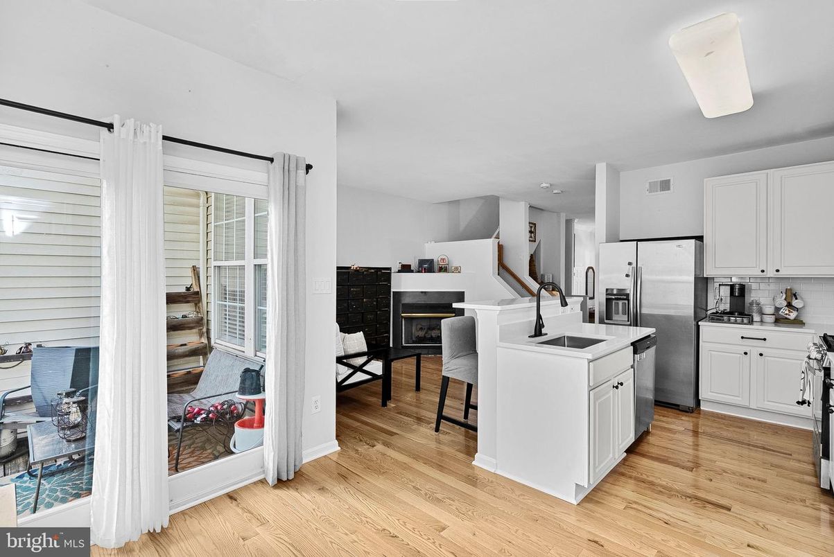 Interior, Kitchen, Wood Texture Flooring