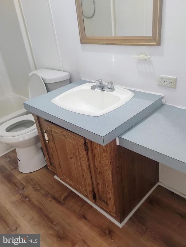 Bathroom, Interior, Wood Texture Flooring