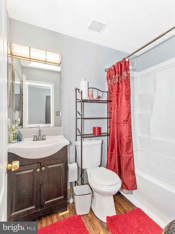 Bathroom, Interior, Wood Texture Flooring