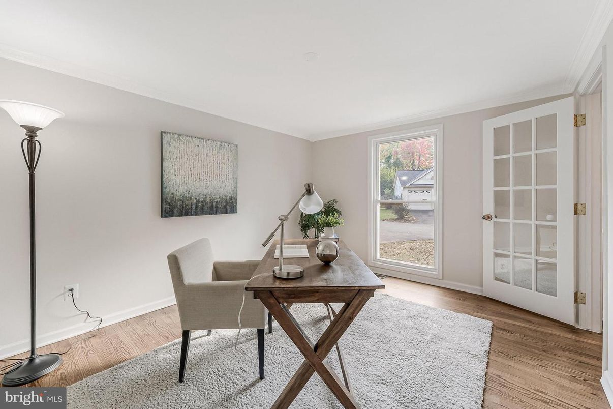Home Office, Interior, Wood Texture Flooring