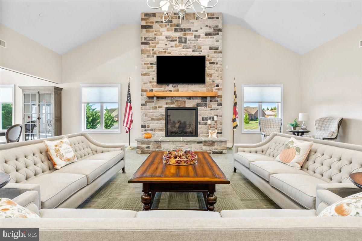 Fireplace, Interior, Living room, Stone Walls