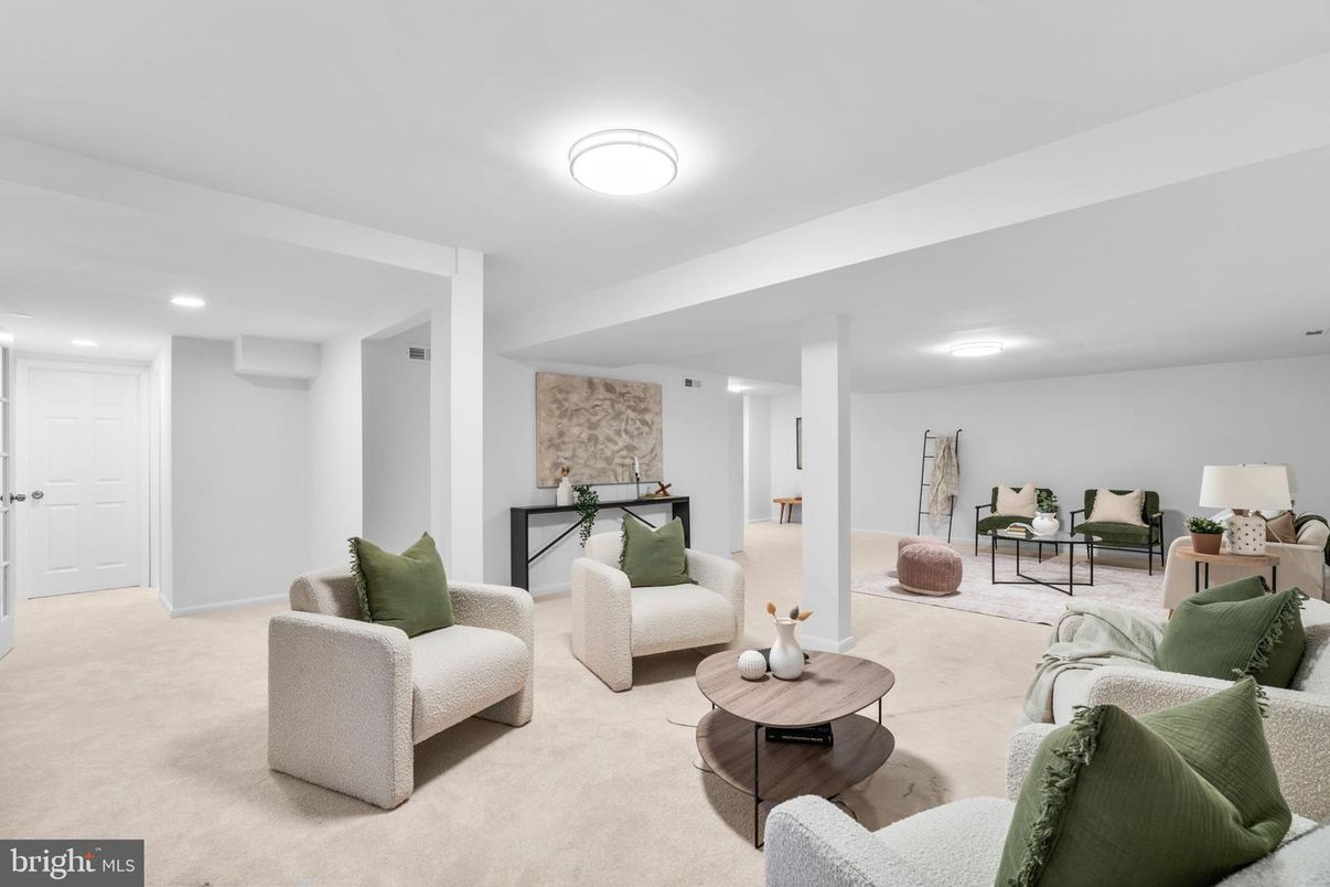 Interior, Living room, Recessed Lighting