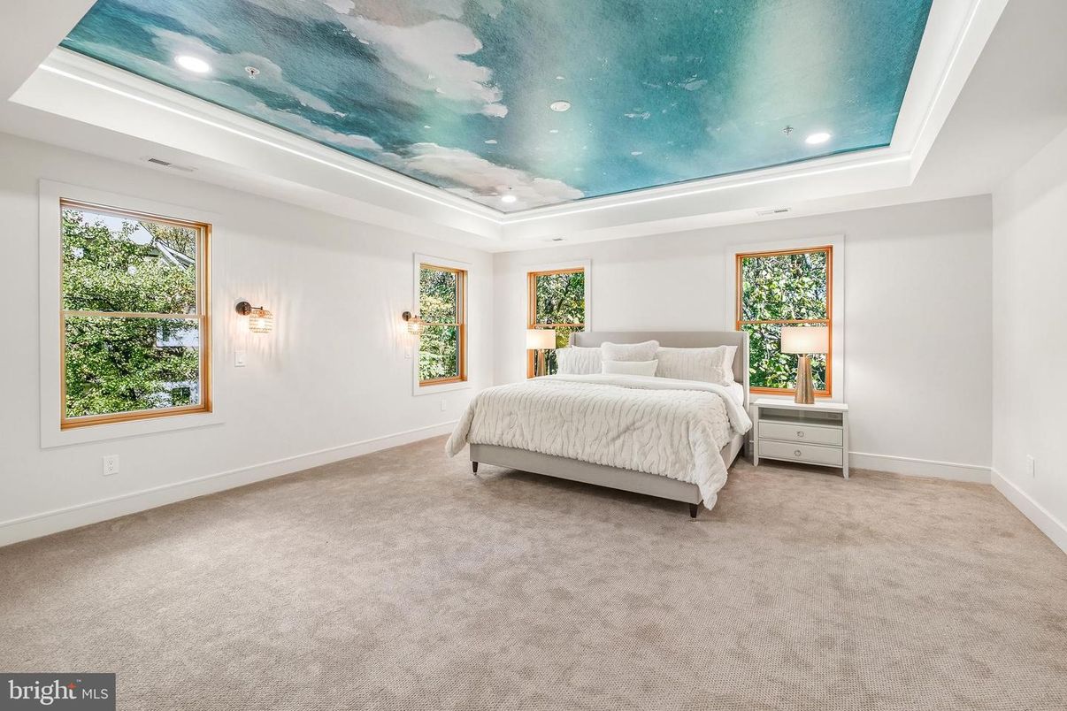 Bedroom, Interior, Recessed Lighting