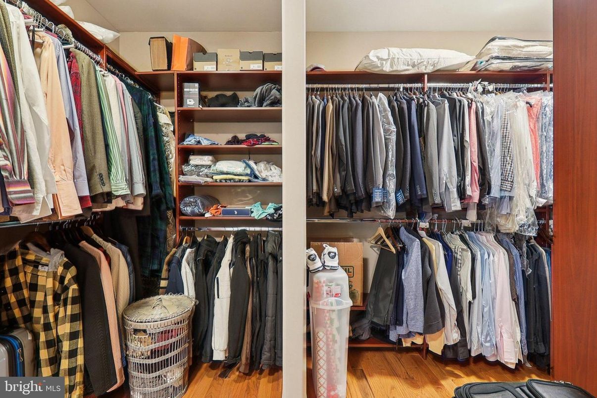 Interior, Walk-in Closets, Wood Texture Flooring
