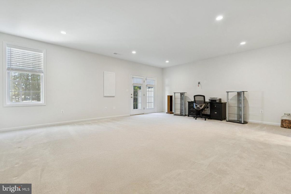 Home Office, Interior, Recessed Lighting