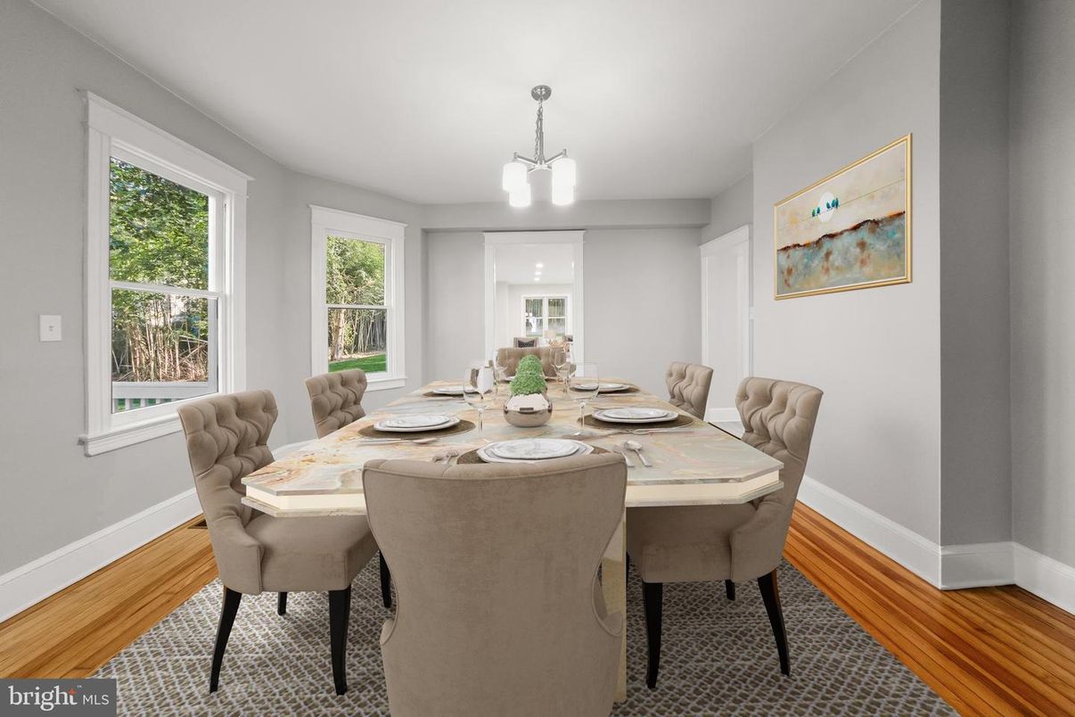 Dining room, Interior, Wood Texture Flooring