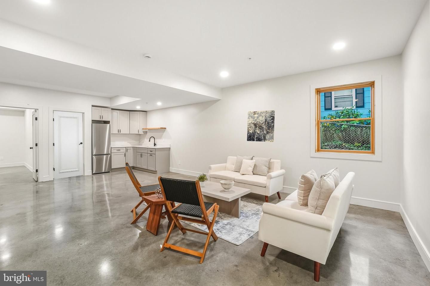 Interior, Kitchen, Living room, Recessed Lighting