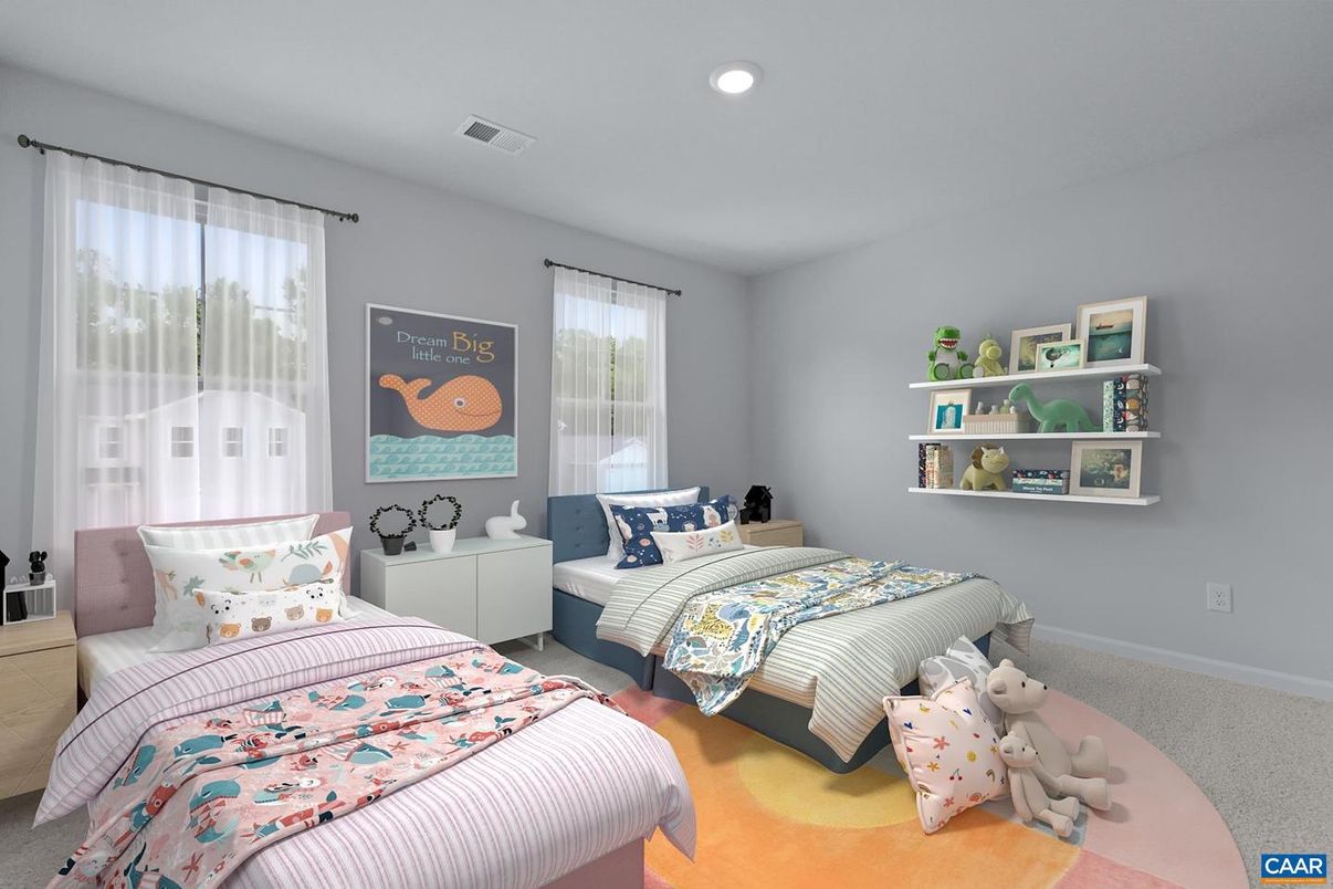 Bedroom, Interior, Recessed Lighting