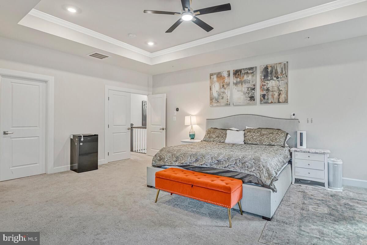 Bedroom, Interior, Recessed Lighting