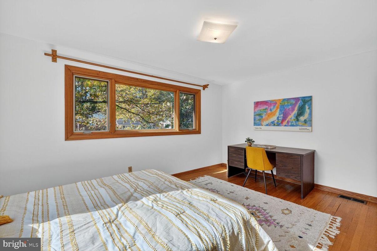 Bedroom, Home Office, Interior, Wood Texture Flooring