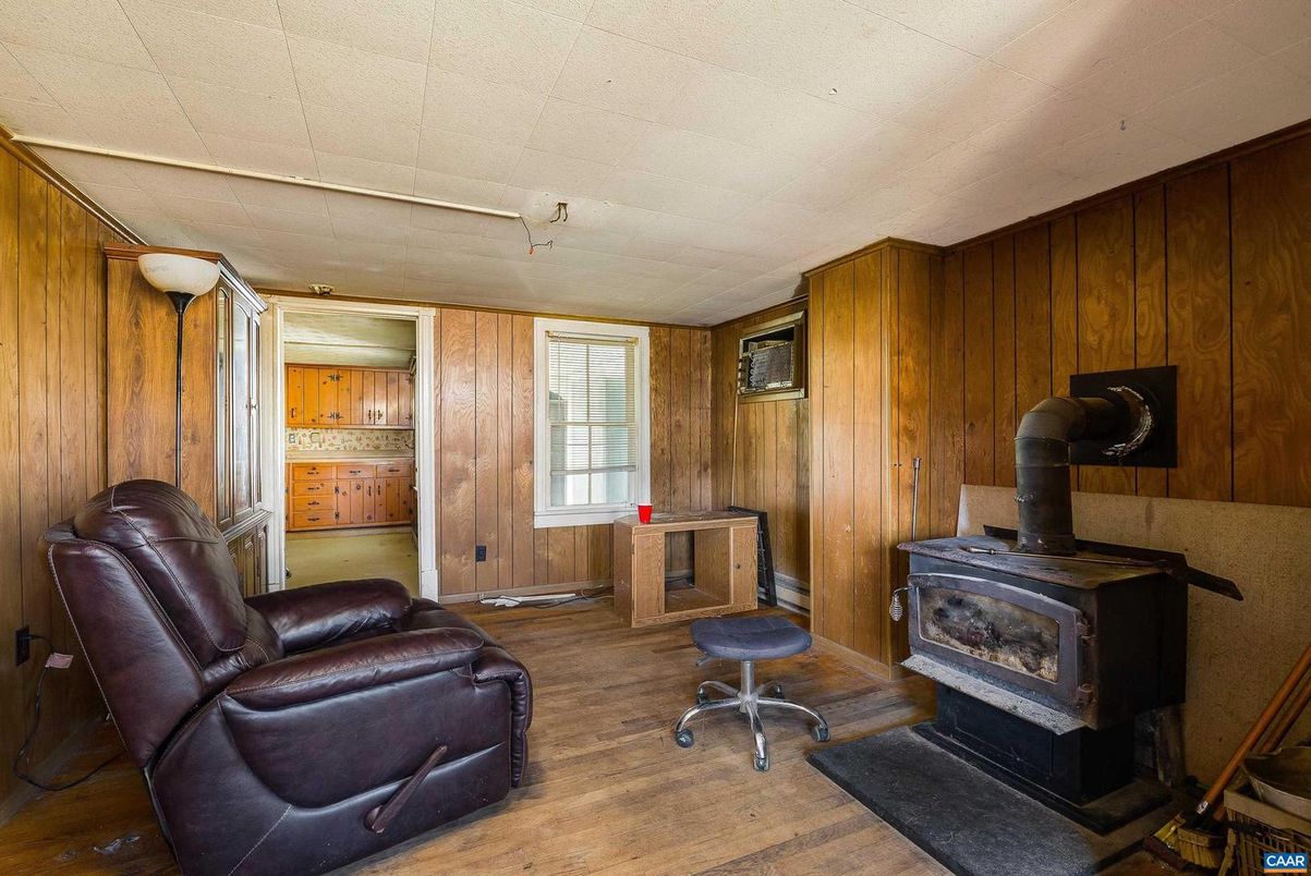 Fireplace, Interior, Wood Texture Flooring, Wooden Walls