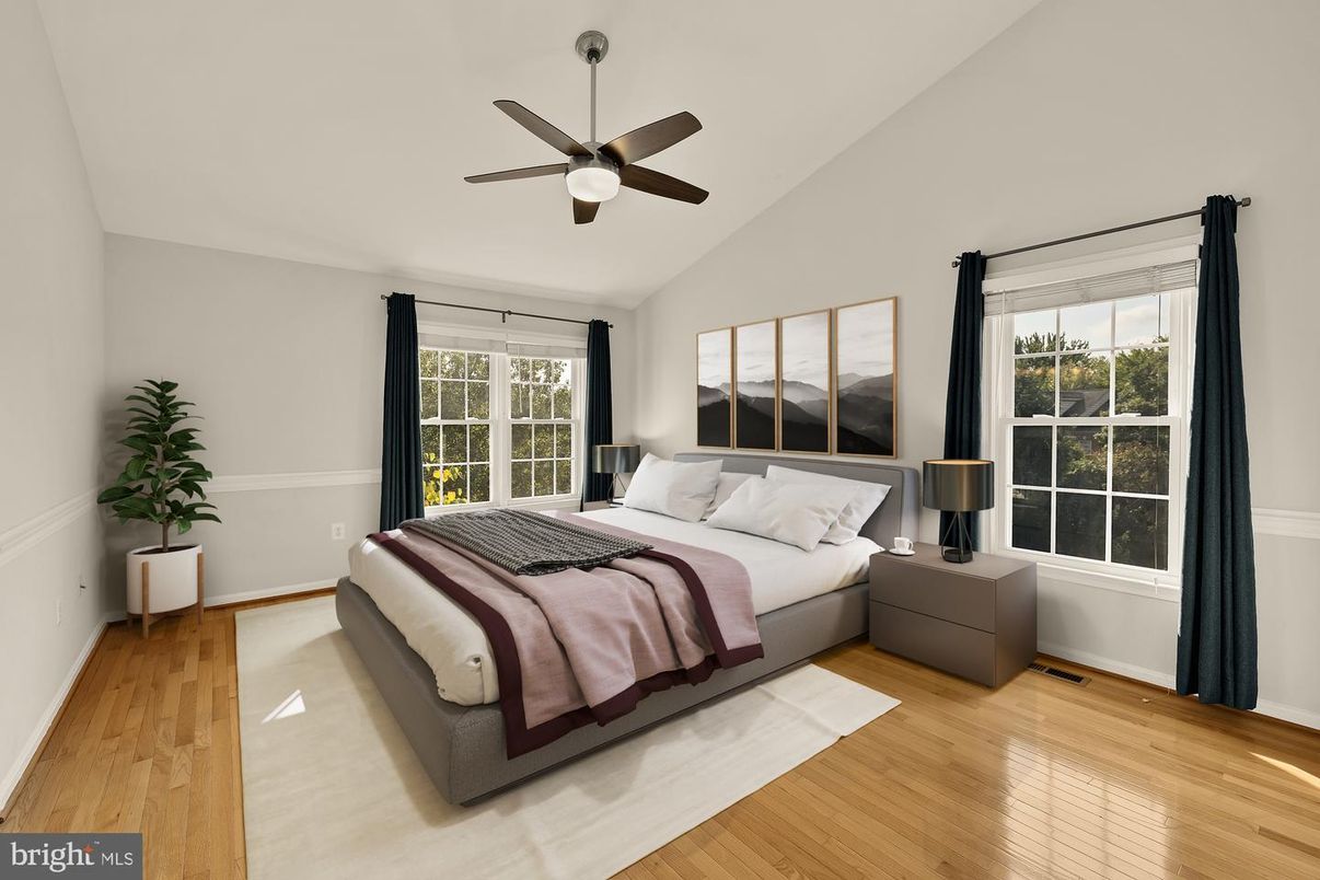 Bedroom, Interior, Wood Texture Flooring