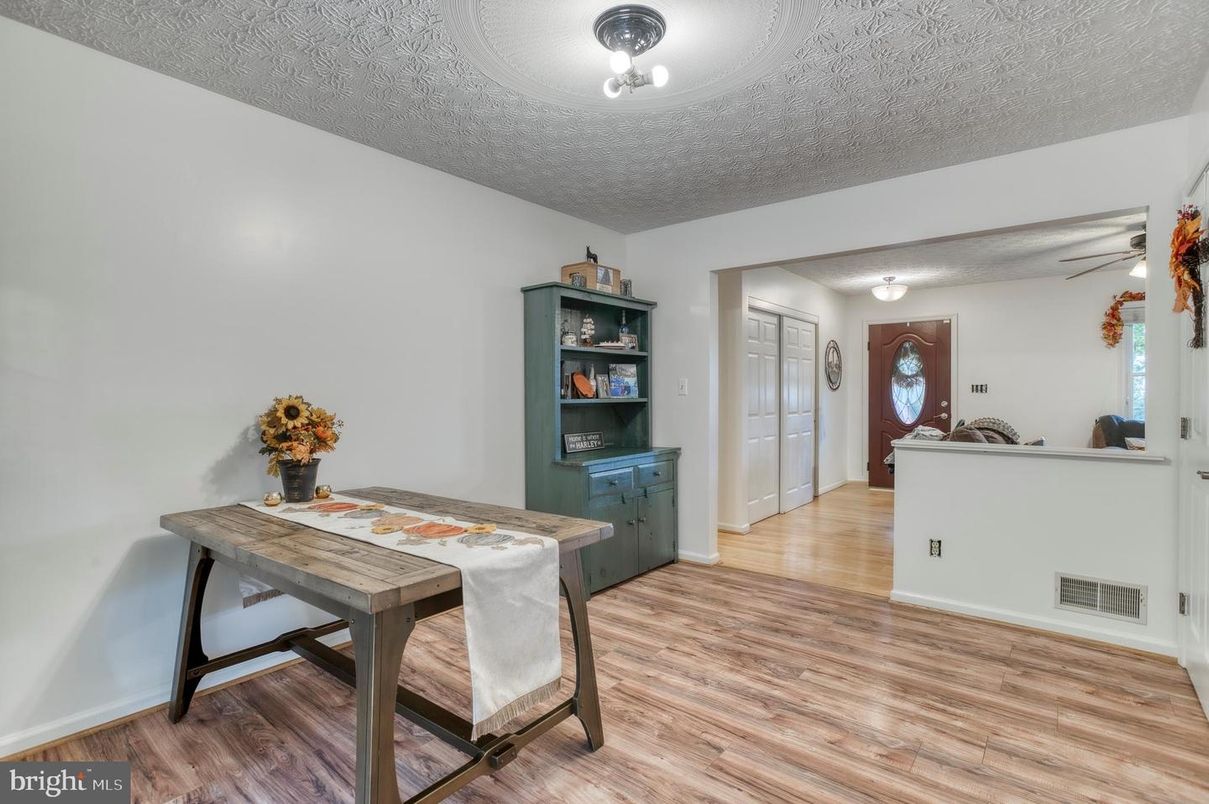 Dining room, Interior, Wood Texture Flooring