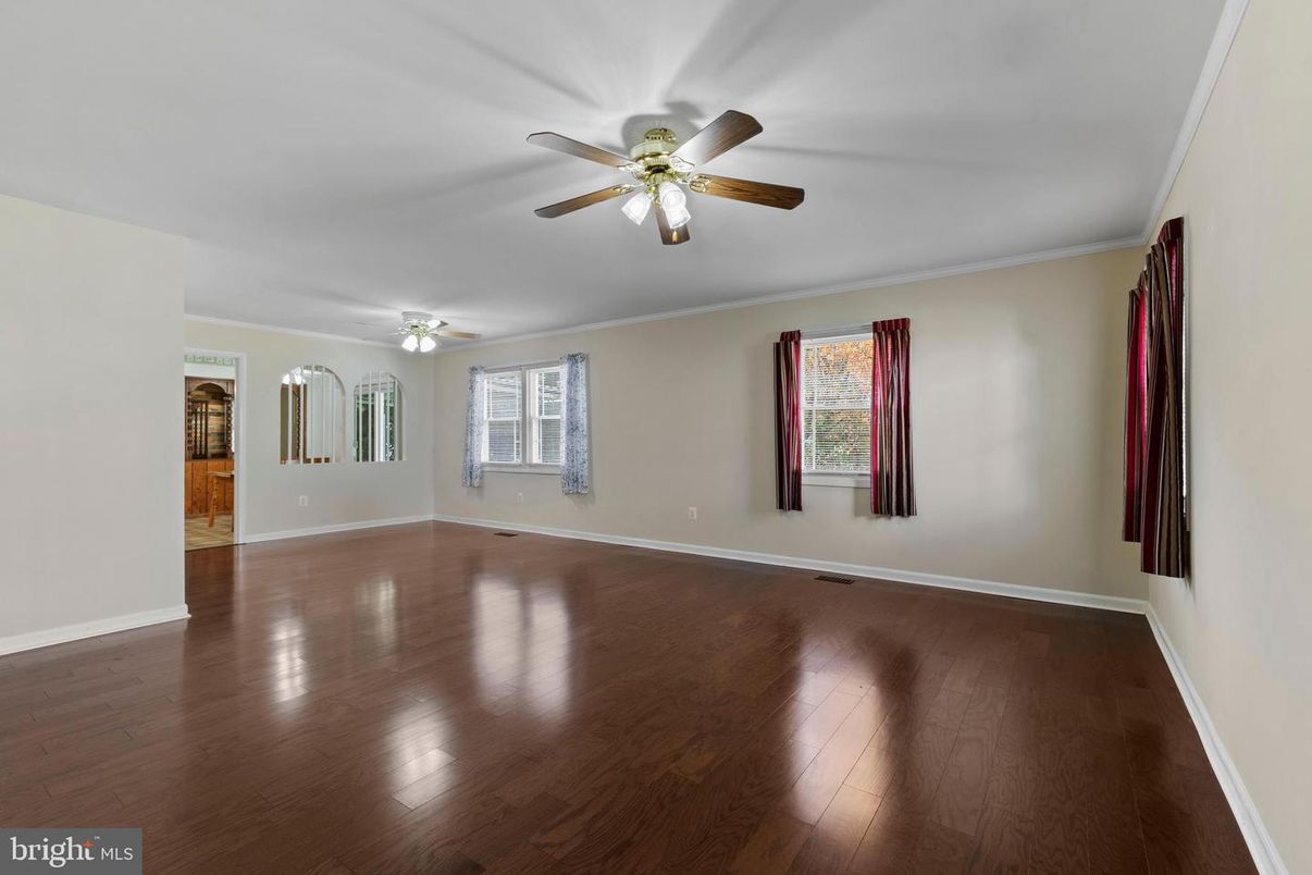 Empty room, Interior, Wood Texture Flooring