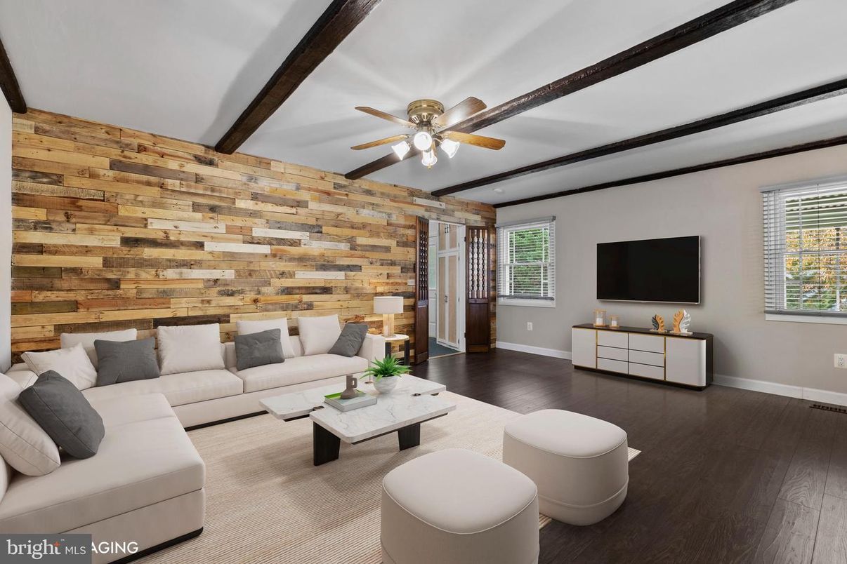 Interior, Living room, Wooden Beams, Wood Texture Flooring, Wooden Walls