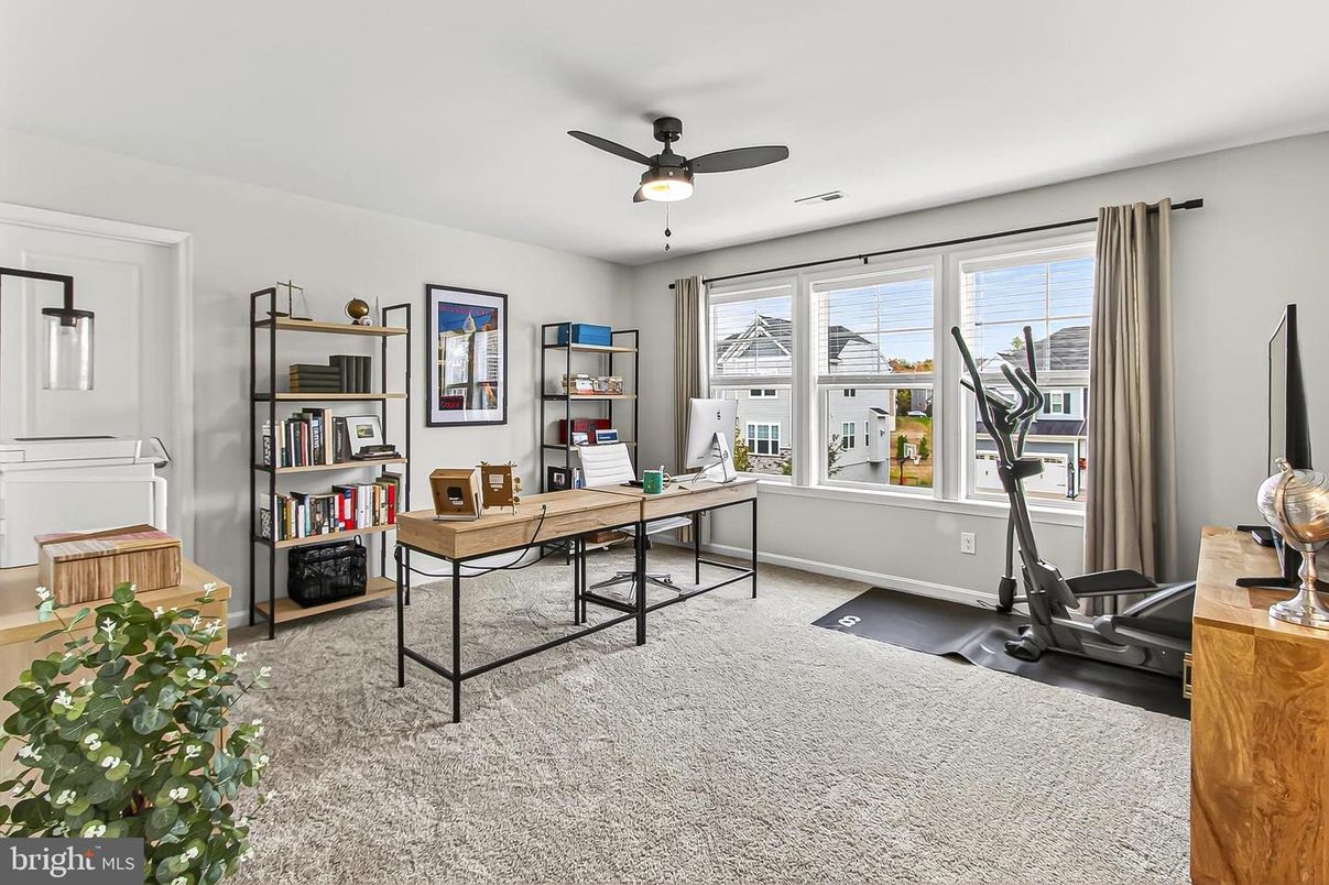 Fitness Equipment, Home Office, Interior