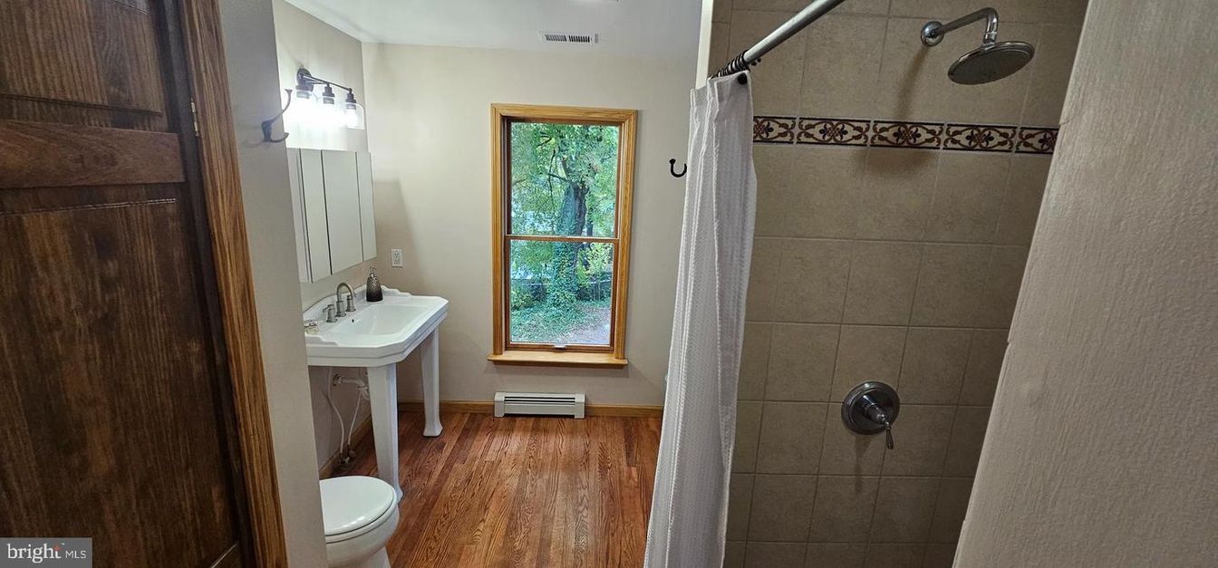 Bathroom, Interior, Wood Texture Flooring