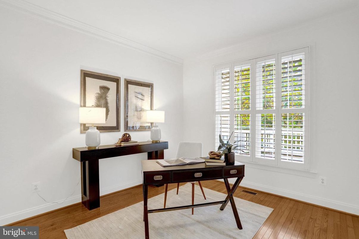 Home Office, Interior, Wood Texture Flooring