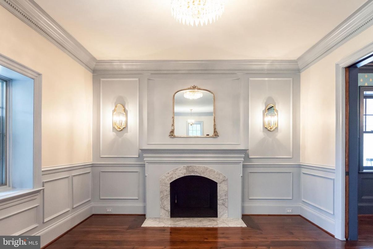 Fireplace, Interior, Wood Texture Flooring
