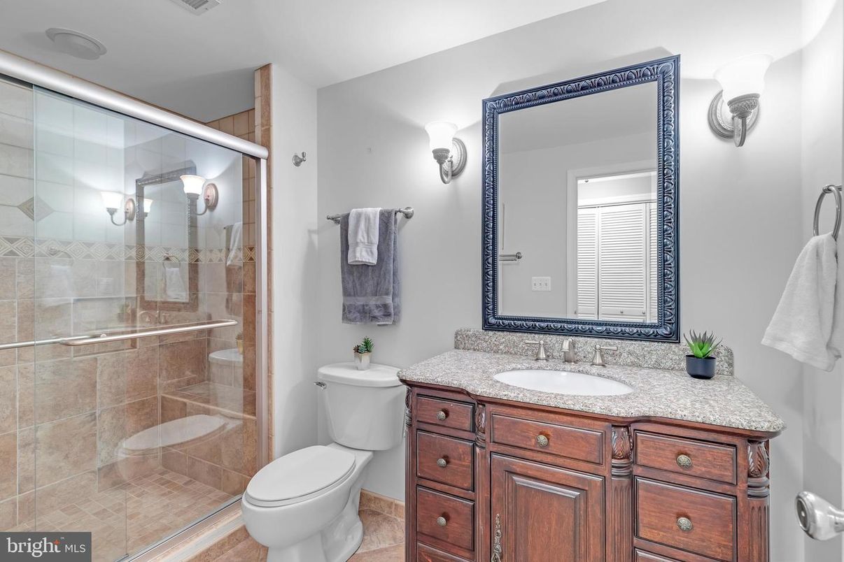 Bathroom, Glass Shower, Interior