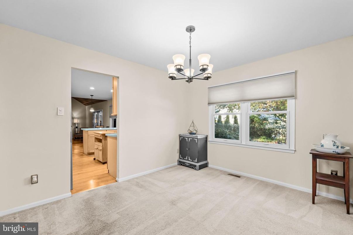 Chandelier, Interior, Kitchen, Pendant Lights, Recessed Lighting, Wood Texture Flooring