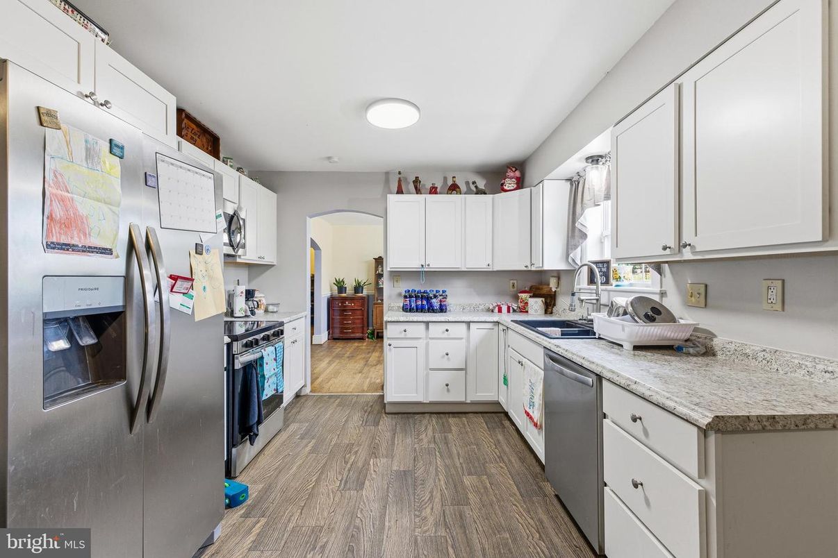 Interior, Kitchen, Wood Texture Flooring