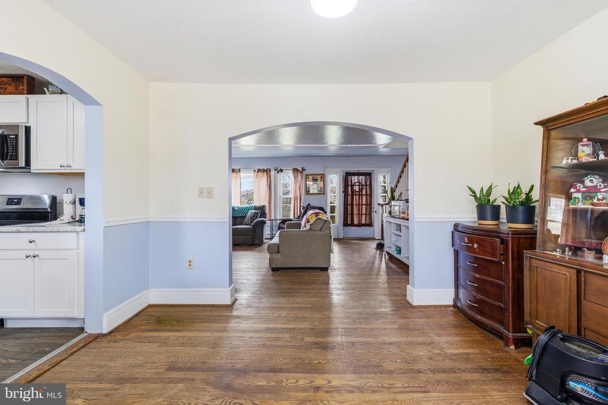Interior, Kitchen, Living room, Wood Texture Flooring