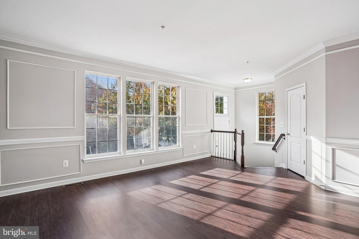 Empty room, Interior, Wood Texture Flooring