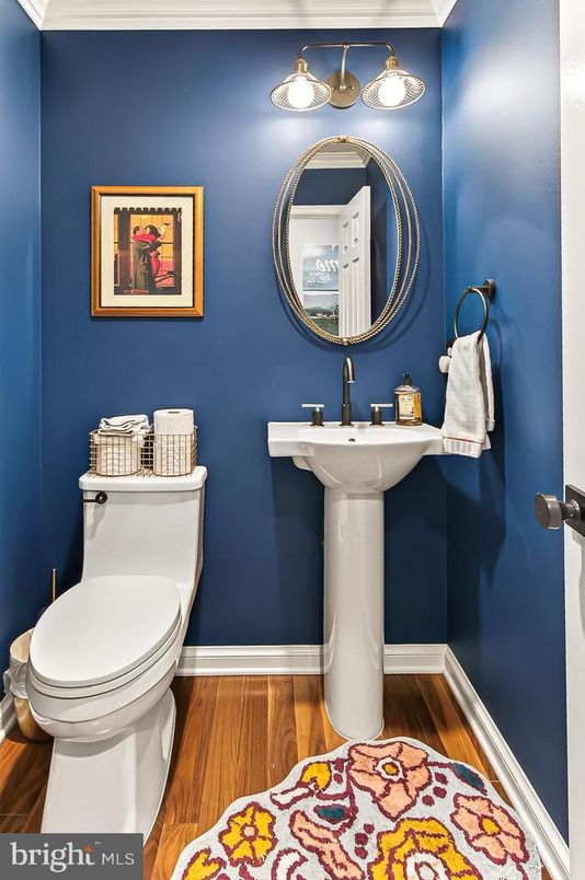 Bathroom, Interior, Wood Texture Flooring