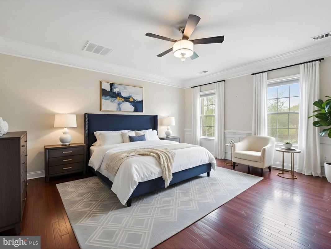 Bedroom, Interior, Wood Texture Flooring