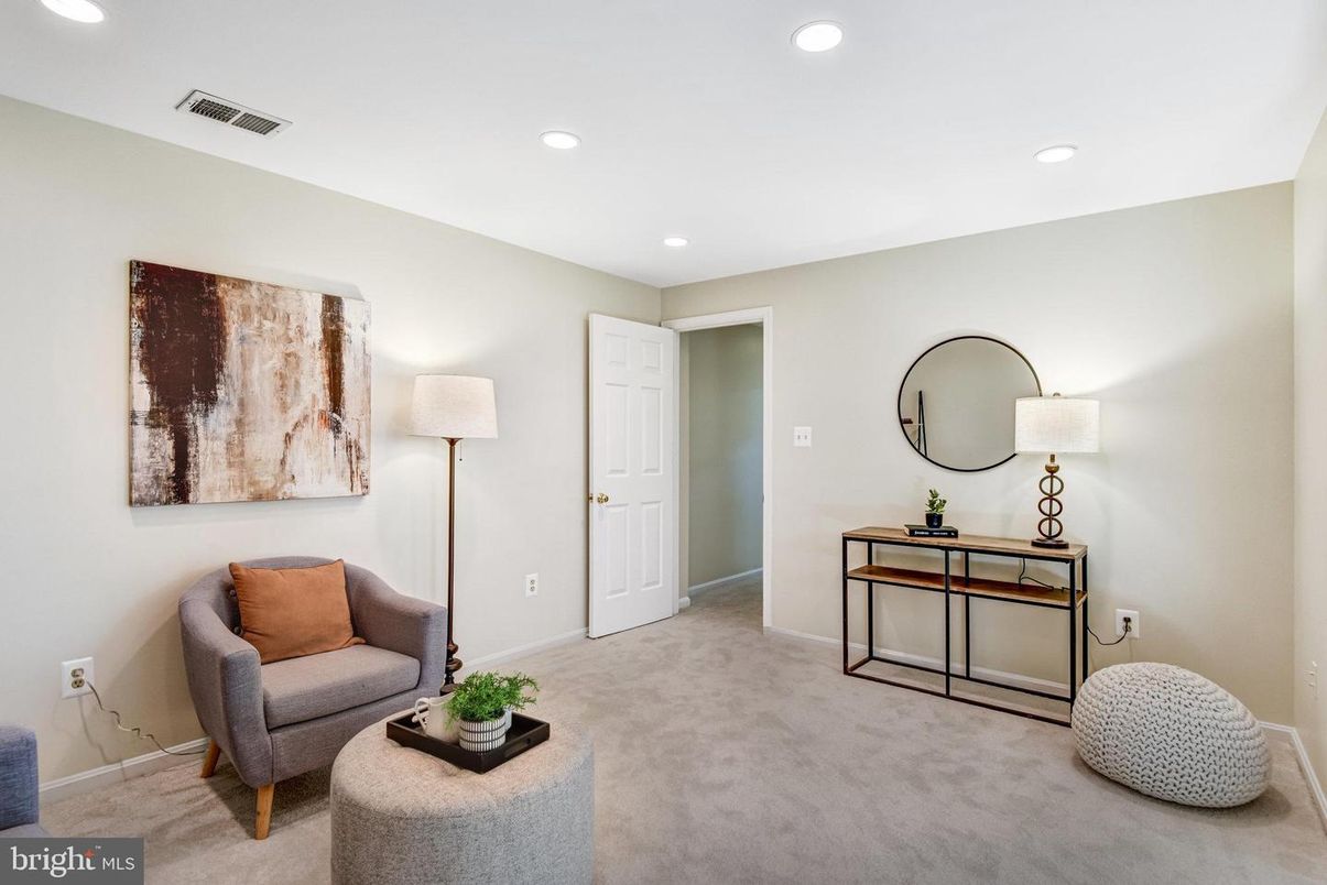 Interior, Living room, Recessed Lighting