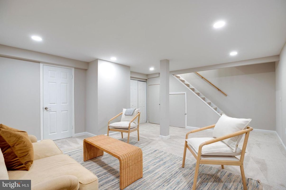 Interior, Living room, Recessed Lighting