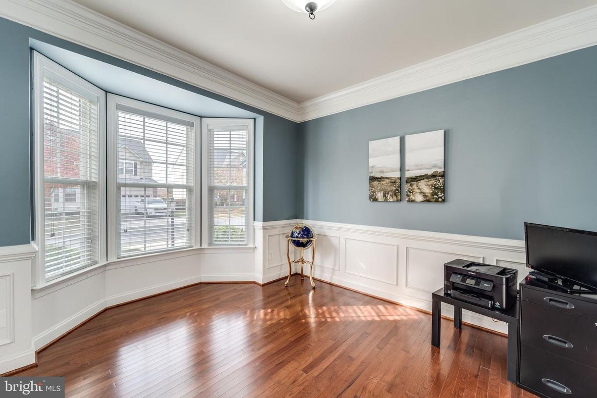 Home Office, Interior, Wood Texture Flooring