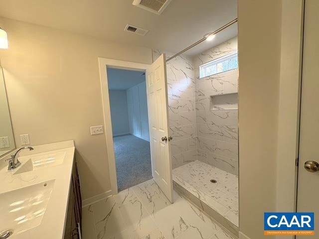 Bathroom, Interior, Marble, Marble Walls