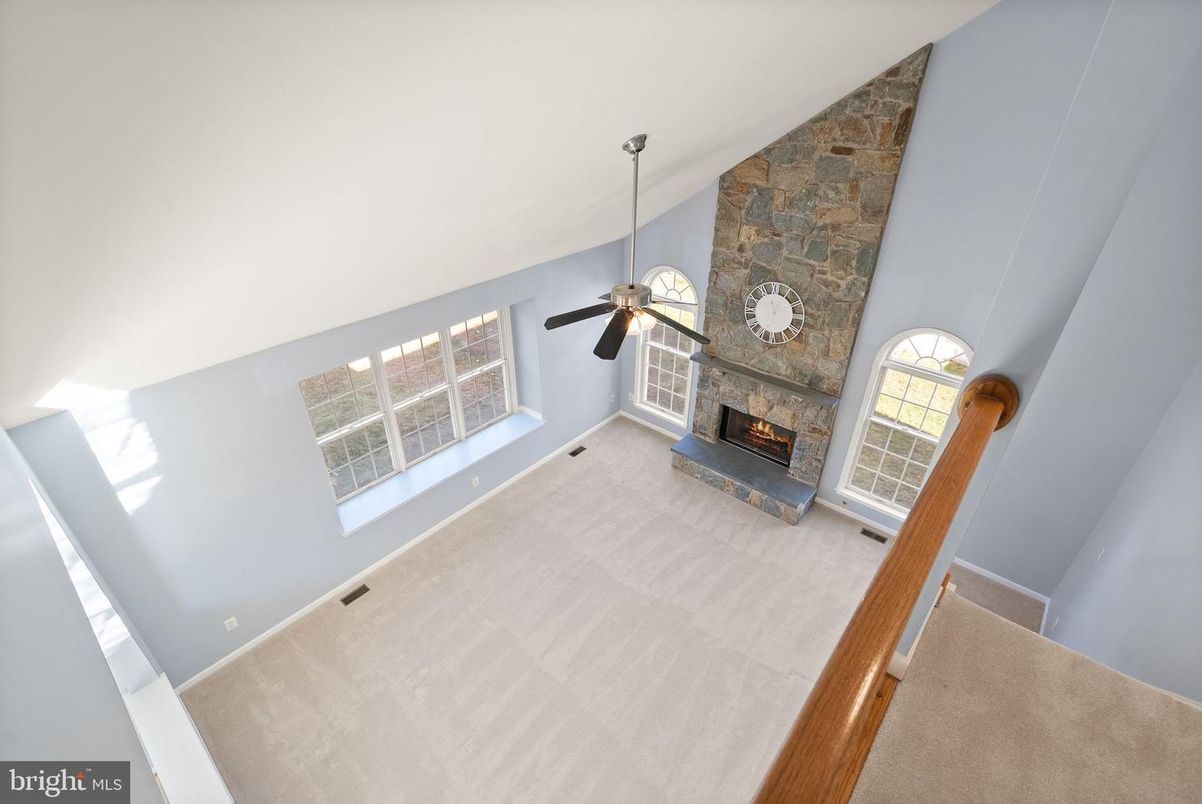 Empty room, Fireplace, Interior, Stone Walls