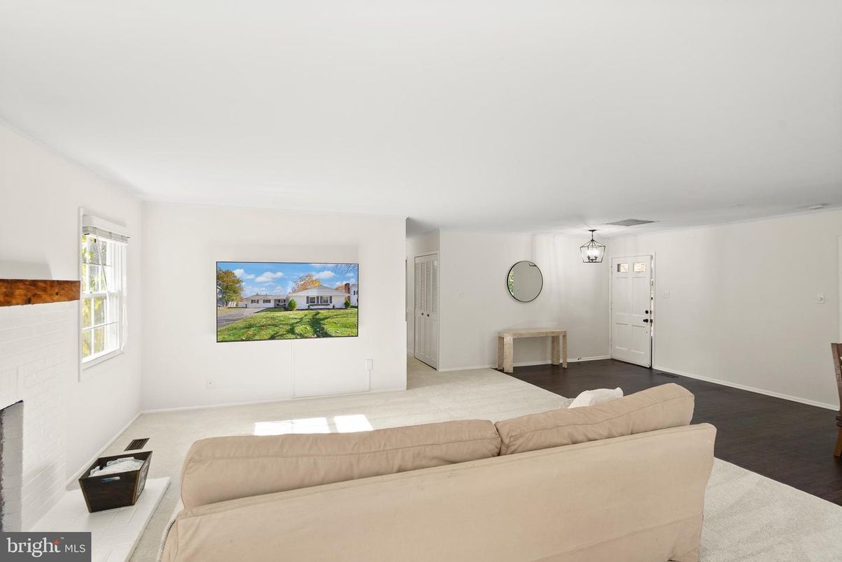 Fireplace, Interior, Living room, Pendant Lights, Wood Texture Flooring